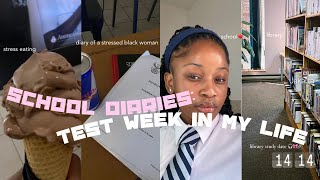 SCHOOL DIARIES TEST WEEK IN MY LIFE  South African Youtuber [upl. by Galasyn]