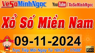 XSMN Minh Ngọc  Trực tiếp Xổ Số Miền Nam  KQXS Miền Nam ngày 09112024 KQXS Hôm Nay XSTT XSKT [upl. by Kerin474]