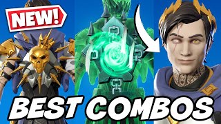 BEST COMBOS FOR NEW ASCENDANT MIDAS SKIN BOTH STYLES  Fortnite [upl. by Notfa]