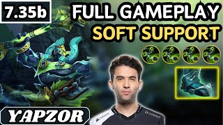 735b  Yapzor EARTH SPIRIT Soft Support Gameplay  Dota 2 Full Match Gameplay [upl. by Bozuwa]