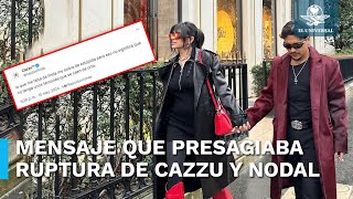 El enigmático mensaje de Cazzu antes del truene con Christian Nodal [upl. by Akinek]