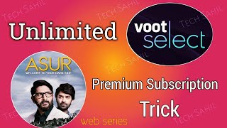 How to Get VOOT Premium Free  voot free mein kaise dekhen  voot free membership  Tech Shail [upl. by Scrogan]