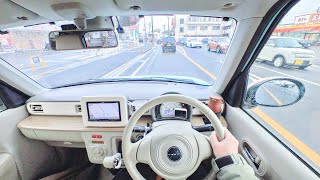 Suzuki Alto Lapin POV Drive  I bought a new jacket👕 新しいシェルジャケット買った  ラパン [upl. by Legnaros]