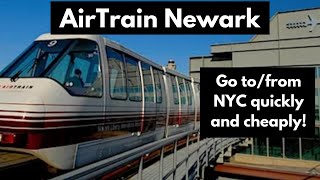 How To Use The Newark EWR Airport AirTrain NYC to EWR and EWR to NYC [upl. by Nelrah]