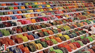 हर प्रकार की काँच की चूड़ी  REAL MANUFACTURER OF GLASS BANGLES  By Kumar Bhai [upl. by Aisyla]