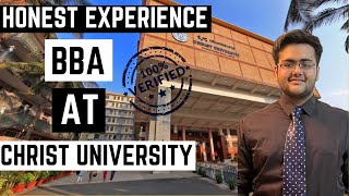 Honest Review about BBA at Christ University  Preparation Strategies etc [upl. by Ahsiyn876]