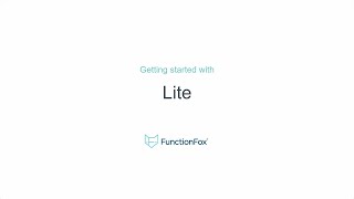 FunctionFox Lite Platform Overview [upl. by Corbet]