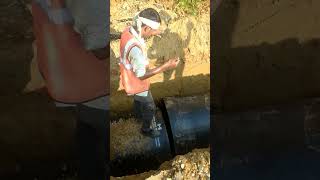 Di pipe line laying fittings Punjab Jalandhar 1200mm trending video [upl. by Durware]