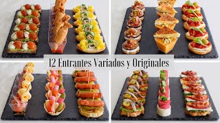 12 Deliciosas y Fáciles Recetas de CANAPÉS y ENTRANTES de Verano  Recopilación  DarixLAB [upl. by Philippa]