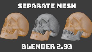 How to Separate mesh in Blender 293 [upl. by Heidy]