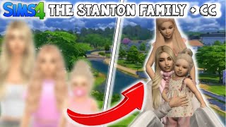 The Stanton Family  Sims 4 CAS  CC Folder amp Sims Download [upl. by Nicola]