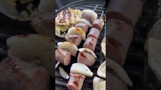 GRILLTIME PIEROGI A Polish BBQ pierogi cabbage kielbasa [upl. by Homans]