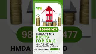 realprimeproperties ghatkesar bibinagar yadadri hmdaplots dtcpplots aushapur kesara plots [upl. by Jarv328]