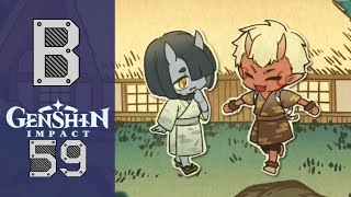 Genshin Impact  Episode 59 Crimson Oni and Blue [upl. by Eimmij]