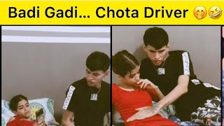 Badi Gadi Chota Driver 🤐😜🤐 funnycomment comedyvideo [upl. by June]