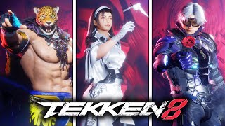 Tekken 8  All Character Select Animations amp Voice Lines Updated [upl. by Hull]