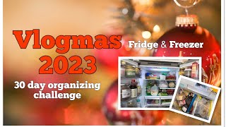 Day 4  Vlogmas 2023 amp 30 day Organizing Challenge  Fridge and Freezer declutter [upl. by Sivlek17]