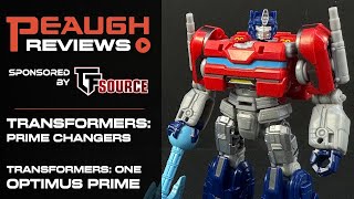 Video Review Transformers ONE  Prime Changers OPTIMUS PRIME [upl. by Alexandro6]