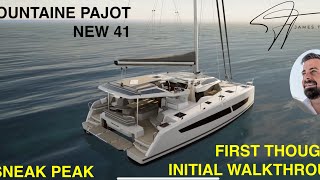 Sneak Peak  Fountaine Pajot New 41 [upl. by Beore34]