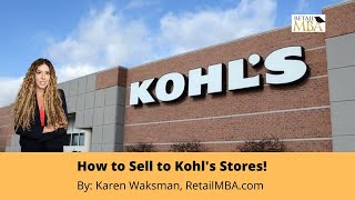 How to Sell to Kohls  Kohls Vendor  Sell Products to Kohls  Kohls Supplier  Kohls Marketplace [upl. by Irek175]