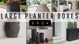 2024 LARGE PLANTER BOXES amp POTS  Concrete Planter  Indoor Outdoor Planter springdecorideas [upl. by Iluj665]