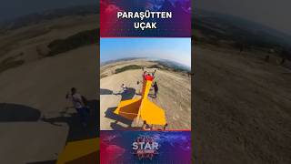 Paraşütten Uçak Yaptı Uçtu shorts staranahaber [upl. by Llorrac595]