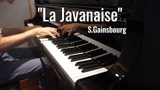 quotLa Javanaisequot S Gainsbourg  Maxime Combarieu piano [upl. by Ingmar]