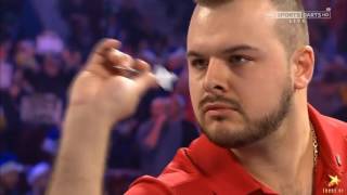 2017 William Hill World Darts Championship Boris Koltsov v Dragutin Horvat [upl. by Emelia740]