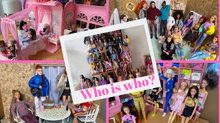 Visit my complete doll collection  overview of my Barbies Disney and the ones I havent shown yet [upl. by Ntsuj]