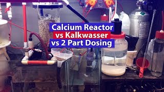 Kalkwasser vs 2 Part Dosing vs Calcium Reactor for your reef tank [upl. by Bisset]