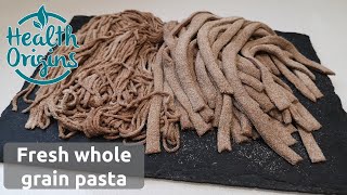 How to make fresh wholewheat pasta no egg [upl. by Shaver]