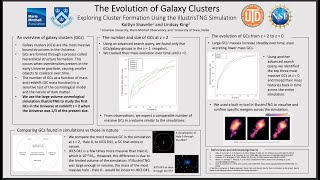 The Evolution of Galaxy Clusters Exploring Cluster Formation Using the IllustrisTNG Simulation [upl. by Ahseinek]