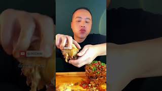 Two Goat Heads eatingasmr mukbang eatshow spicymukbange foodeatingshow shortasmr decenteats [upl. by Cybill]