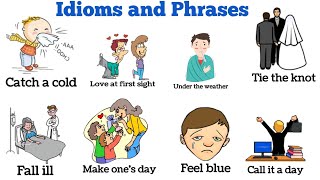 Idioms And phrases  Phrasal verbs  idioms and phrases with Examples [upl. by Celeski]