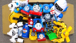 Thomas amp Friends Robot toys come out of the box RiChannel [upl. by Anidan]