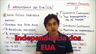 Xtensivo História Geral Independência dos EUA Prof Gabriel Feitosa [upl. by Ahsenev570]