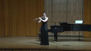 Robert Muczynski  Three Preludes for Unaccompanied Flute [upl. by Almap]