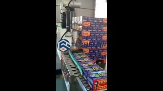 Smart Cobot Palletizer For Beverage Cartons Flexible StackingTechflow Pack Robotic Palletiser [upl. by Eissert]