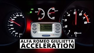 Alfa Romeo Giulietta 14 TB 170 hp  acceleration 0100 kmh [upl. by Eenhpad475]