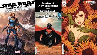 Preview of New Comic Books for 11624 Plus Spotlight Comics amp Comics to Speculate On NCBD [upl. by Eilssel]