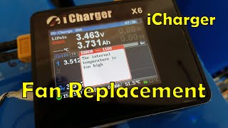 Junsi iCharger x6 Fan Replacement Overheating Fix [upl. by Kallista895]