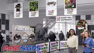 Elevate Trade Show Displays with Signs and Graphics  FASTSIGNS® [upl. by Ishmael]