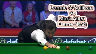 Semi Final  Ronnie O’Sullivan Vs Mark Allen  Champion of Champions 2016 [upl. by Ojahtnamas110]