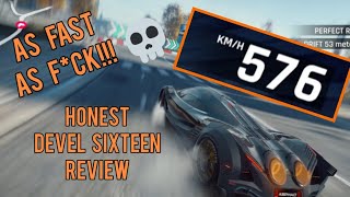 Honest Devel Sixteen review Asphalt 9 Devel Sixteen MAX test Review [upl. by Ali]