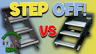 Step OFF MORryde Step Above vs Lippert Solid Step [upl. by Nuahsel]