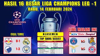 Hasil Liga Champions Tadi Malam  LEIPZIG vs REAL MADRID  COPENHAGEN vs MAN CITY 16 Besar UCL 2024 [upl. by Rovit]