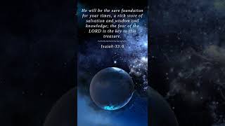 Bible  Isaiah 336  He will be the sure foundation [upl. by Vivien879]