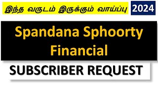 Spandana Sphoorty Financial 2024 SUBSCRIBER REQUEST [upl. by Draw368]