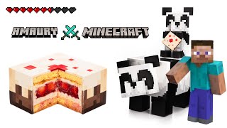 Chocolate Minecraft Panda and Cake [upl. by Haridan]