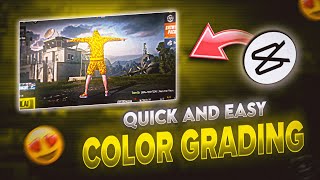 GOD LEVEL PUBG LOBBY COLOR GRADING IN CAPCUT TUTORIAL  LOBBY VIDEO EDITING TUTORIAL  DARKJEN [upl. by Laura68]